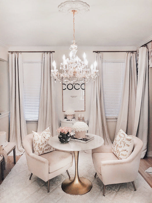 Crystorama 4479-GD-CL-MWP 12 Light Chandelier, Gold