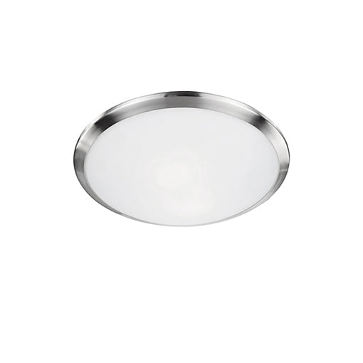 Kuzco Lighting 51561BN One Light Flush Mount, Brushed Nickel