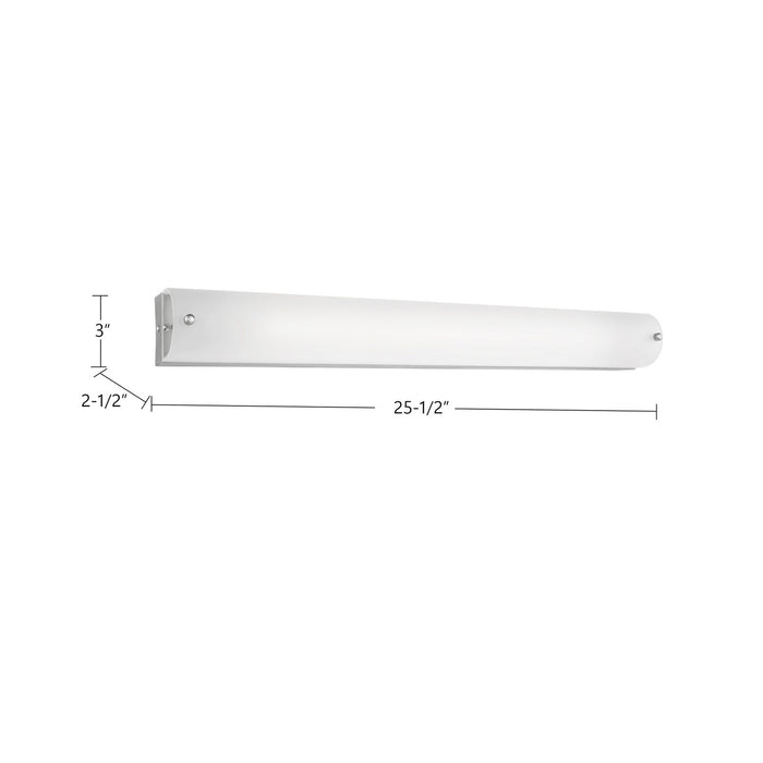 Kuzco Lighting 601003CH-LED LED Wall Sconce, Chrome