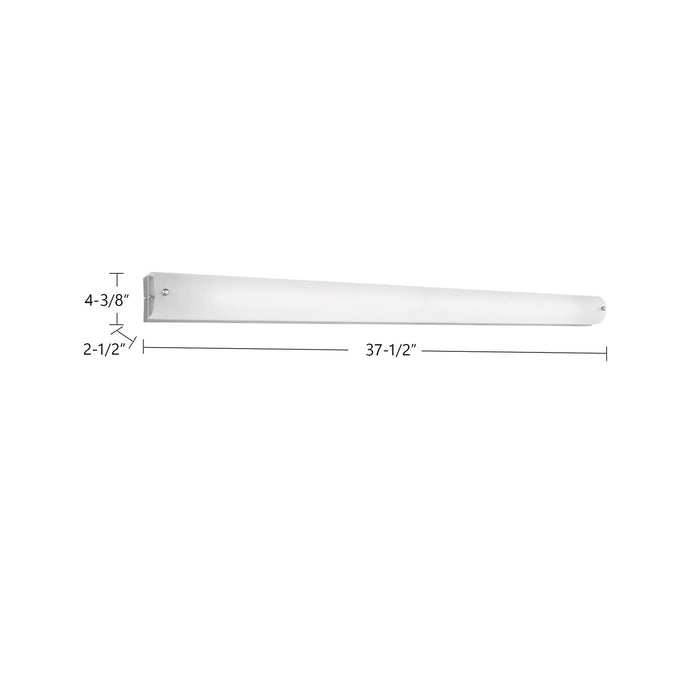 Kuzco Lighting 601004CH-LED LED Wall Sconce, Chrome
