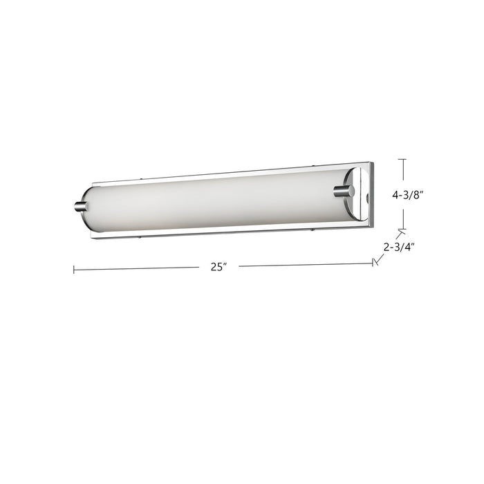 Kuzco Lighting 601464CH-LED LED Vanity, Chrome