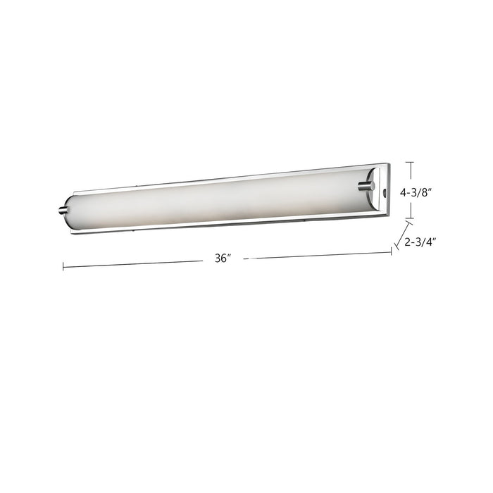 Kuzco Lighting 601465CH-LED LED Vanity, Chrome