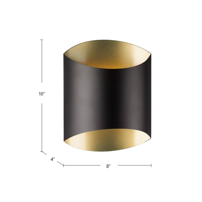 Kuzco Lighting 601471BK-LED LED Wall Sconce, Black