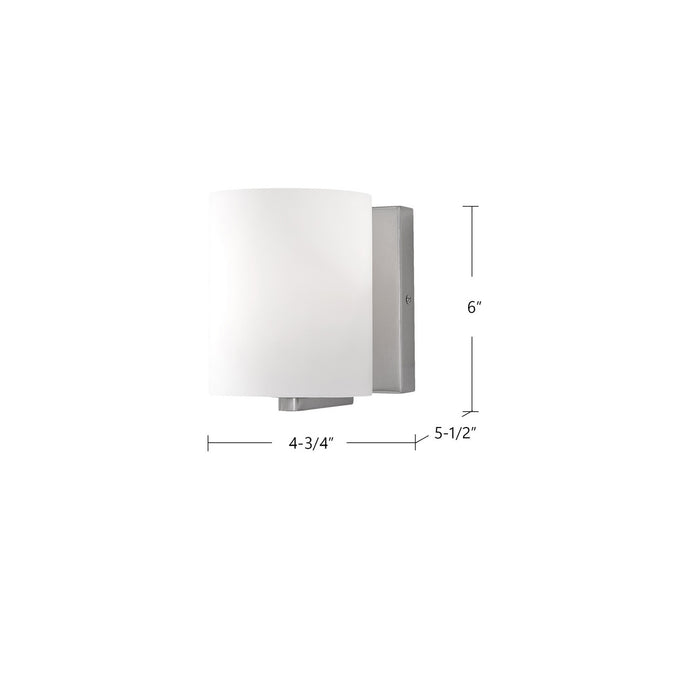 Kuzco Lighting 70231BN One Light Vanity, Brushed Nickel