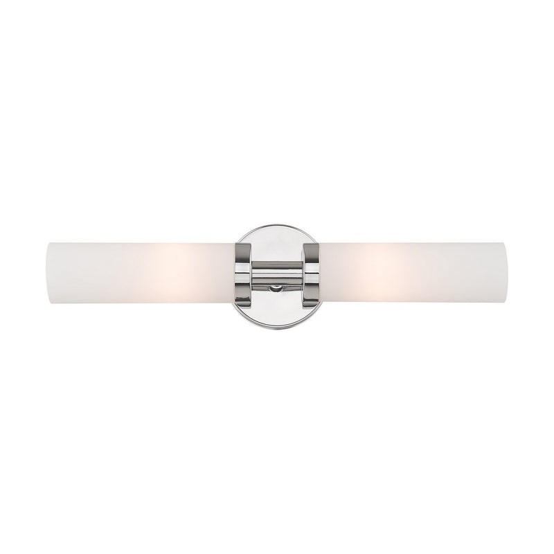 Livex Lighting 10104-05 Two Light Bath Vanity, Polished Chrome