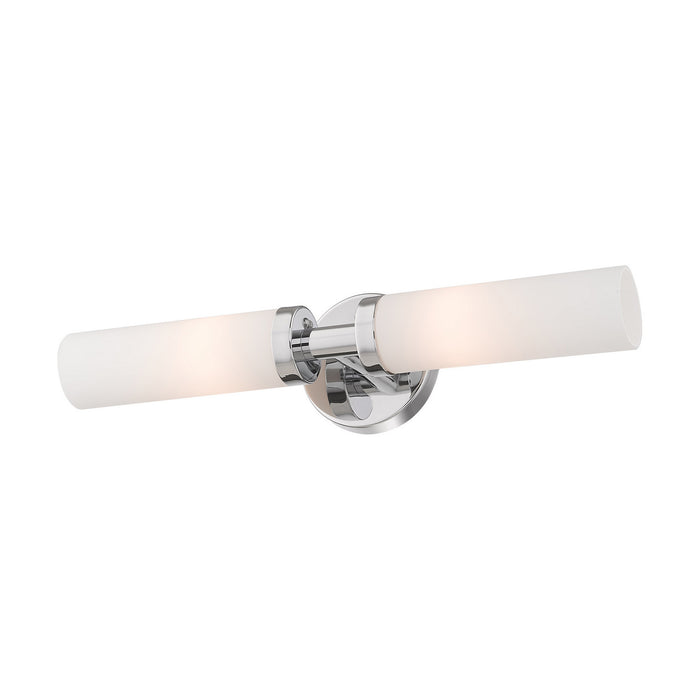 Livex Lighting 10104-05 Two Light Bath Vanity, Polished Chrome