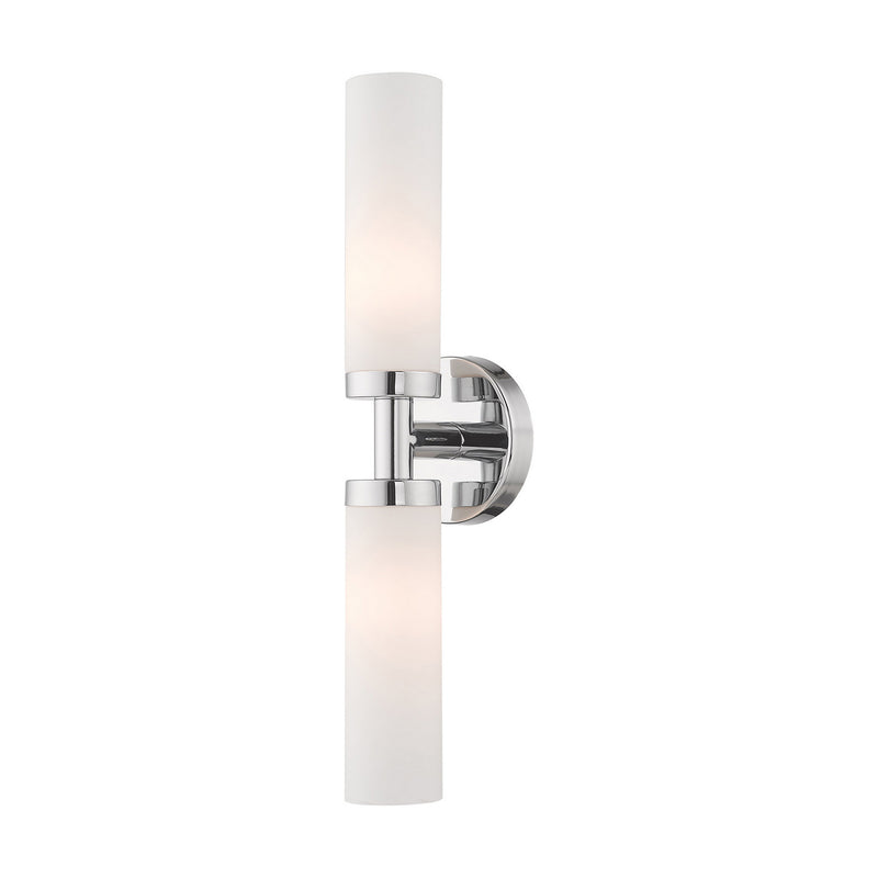 Livex Lighting 10104-05 Two Light Bath Vanity, Polished Chrome