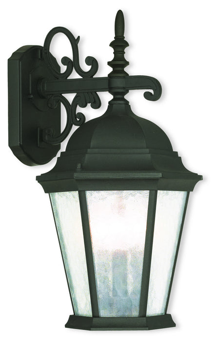 Livex Lighting 75466-14 Three Light Outdoor Wall Lantern, Textured Black