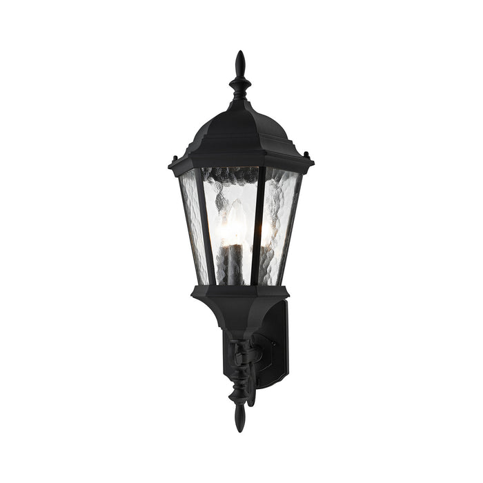 Livex Lighting 75467-14 Three Light Outdoor Wall Lantern, Textured Black