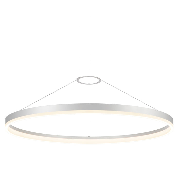 Sonneman 2318.16 LED Pendant, Bright Satin Aluminum