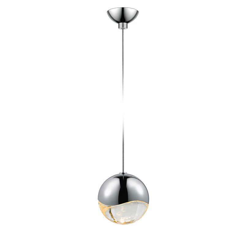 Sonneman 2910.01-MED LED Pendant, Polished Chrome