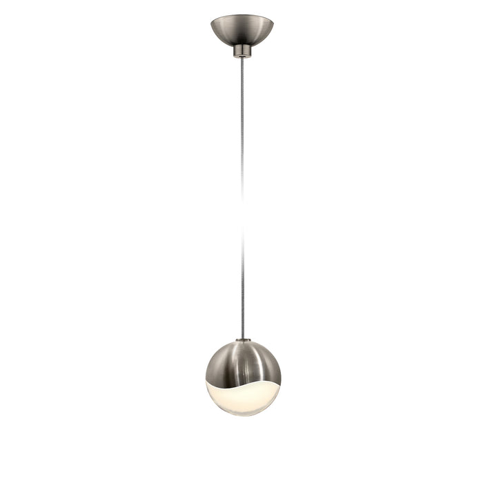 Sonneman 2910.13-SML LED Pendant, Satin Nickel