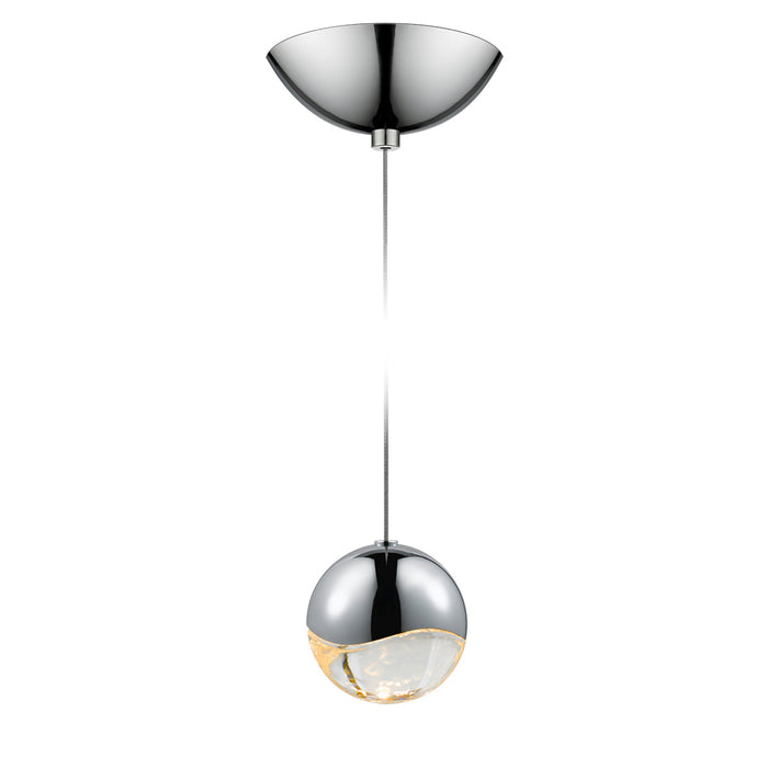 Sonneman 2912.01-MED LED Pendant, Polished Chrome