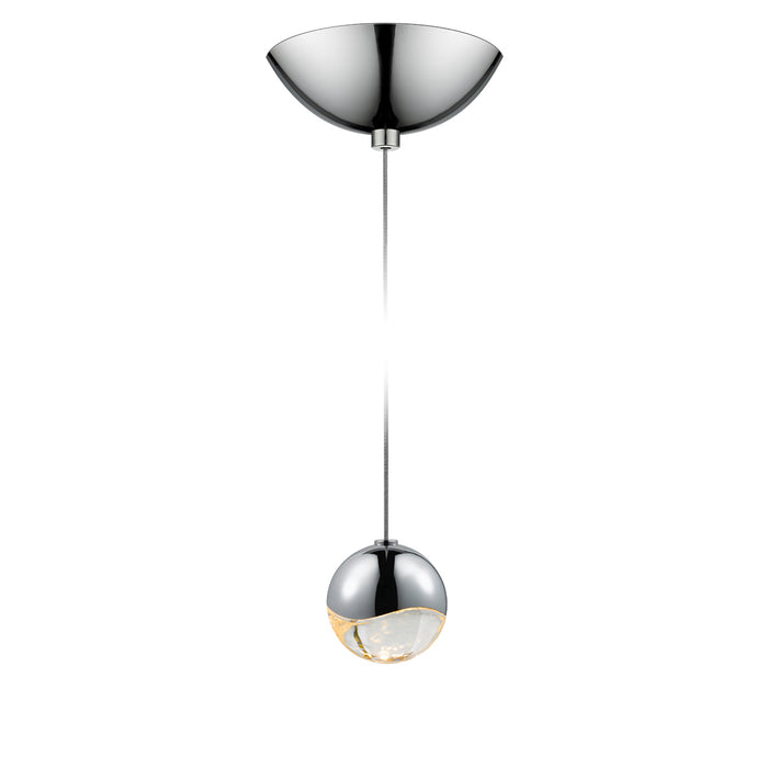 Sonneman 2912.01-SML LED Pendant, Polished Chrome
