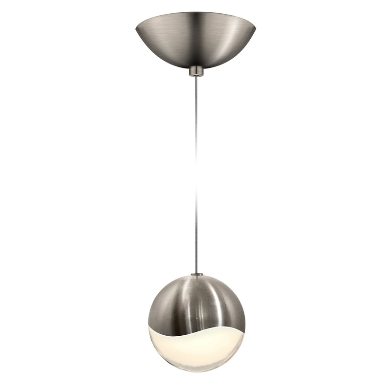 Sonneman 2912.13-LRG LED Pendant, Satin Nickel