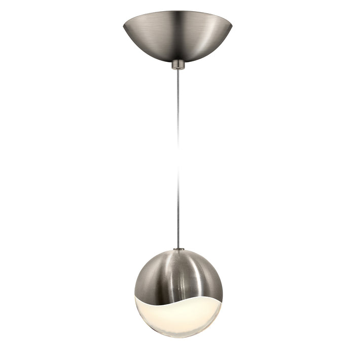Sonneman 2912.13-LRG LED Pendant, Satin Nickel