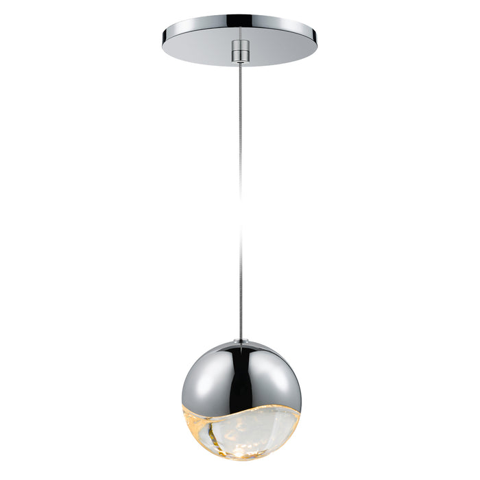 Sonneman 2913.01-LRG LED Pendant, Polished Chrome