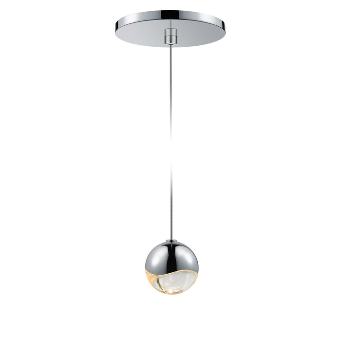 Sonneman 2913.01-SML LED Pendant, Polished Chrome