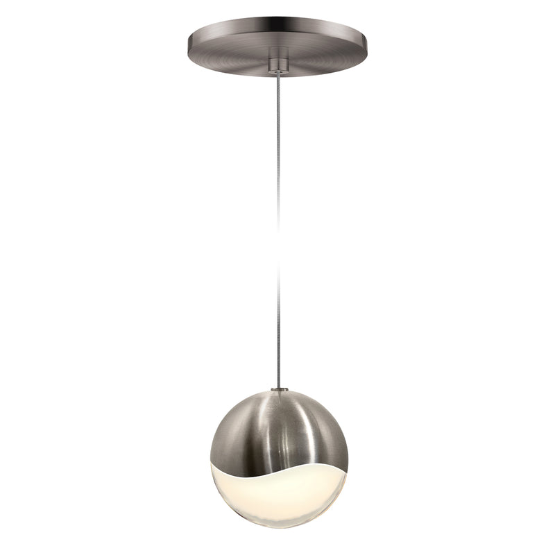 Sonneman 2913.13-LRG LED Pendant, Satin Nickel