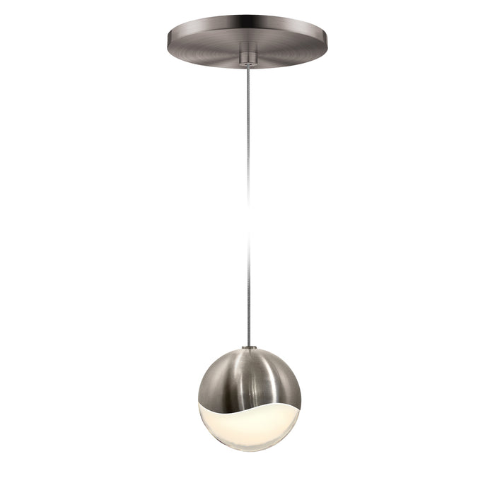 Sonneman 2913.13-MED LED Pendant, Satin Nickel