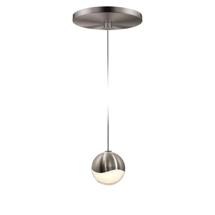 Sonneman 2913.13-SML LED Pendant, Satin Nickel