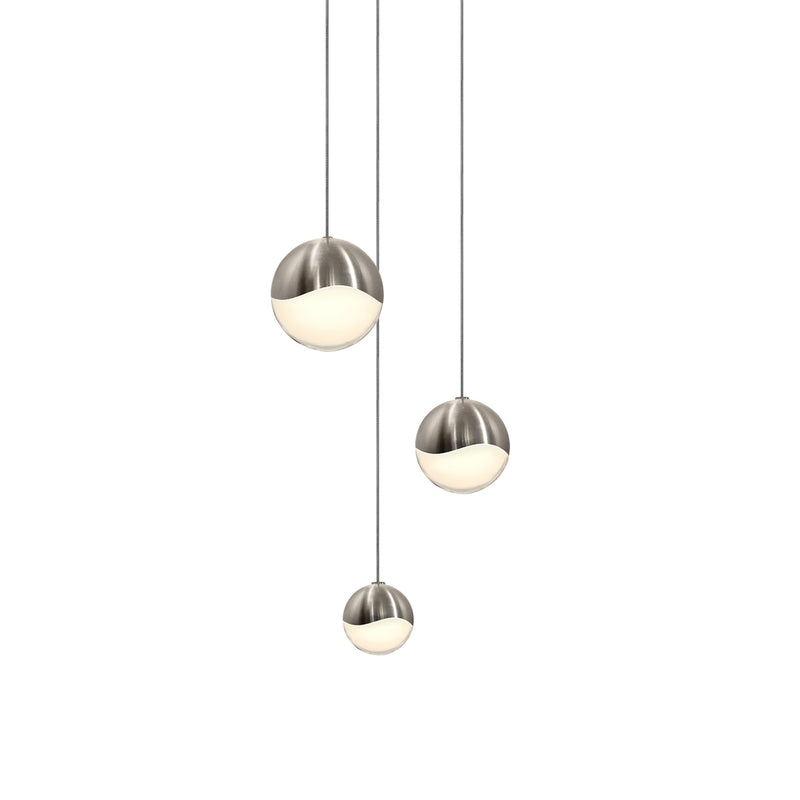 Sonneman 2914.13-AST LED Pendant, Satin Nickel