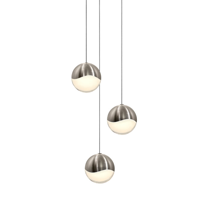 Sonneman 2914.13-LRG LED Pendant, Satin Nickel