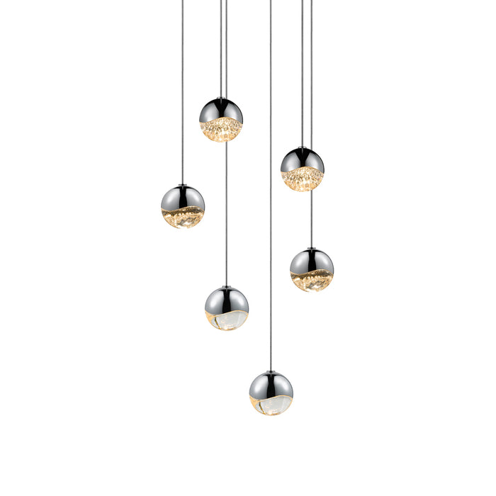 Sonneman 2915.01-SML LED Pendant, Polished Chrome