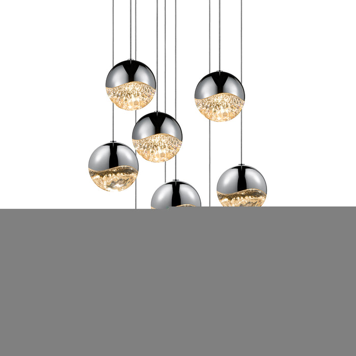 Sonneman 2916.01-LRG LED Pendant, Polished Chrome