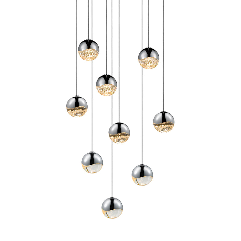 Sonneman 2916.01-SML LED Pendant, Polished Chrome