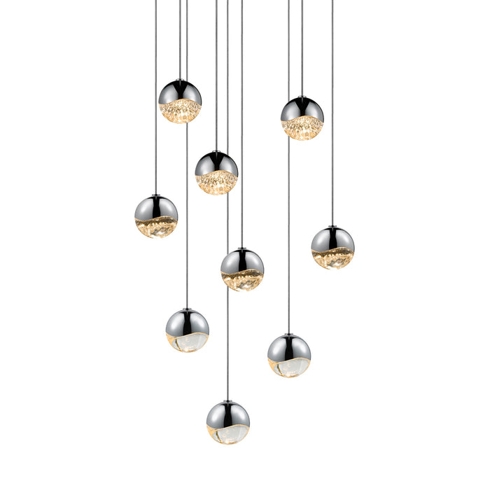 Sonneman 2916.01-SML LED Pendant, Polished Chrome