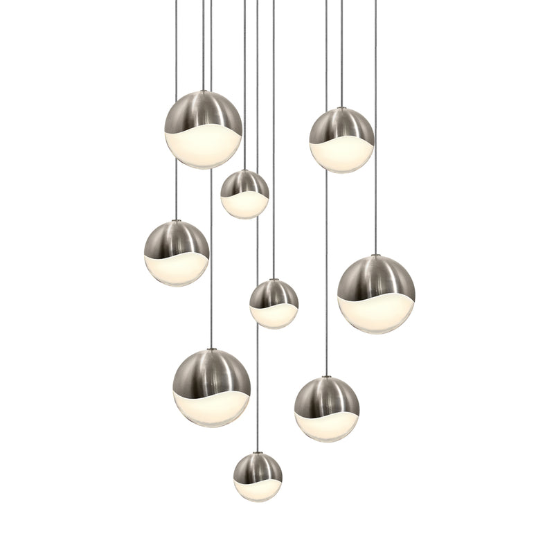 Sonneman 2916.13-AST LED Pendant, Satin Nickel