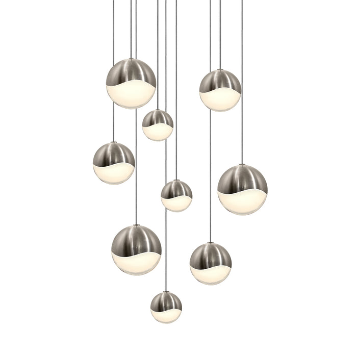 Sonneman 2916.13-AST LED Pendant, Satin Nickel