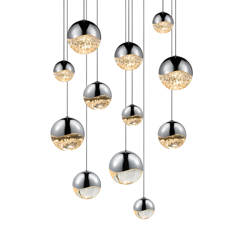 Sonneman 2917.01-AST LED Pendant, Polished Chrome