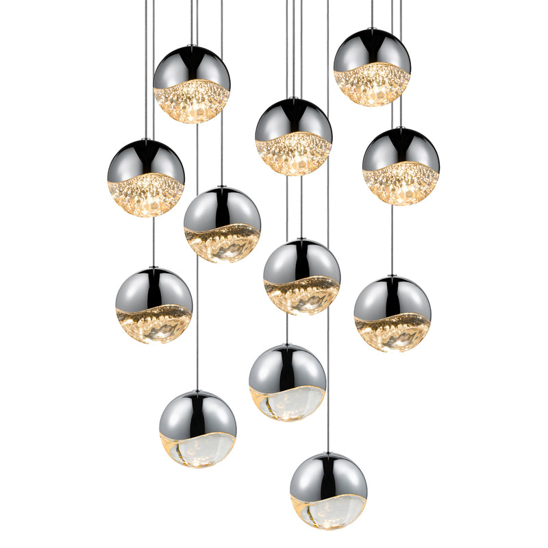 Sonneman 2917.01-LRG LED Pendant, Polished Chrome