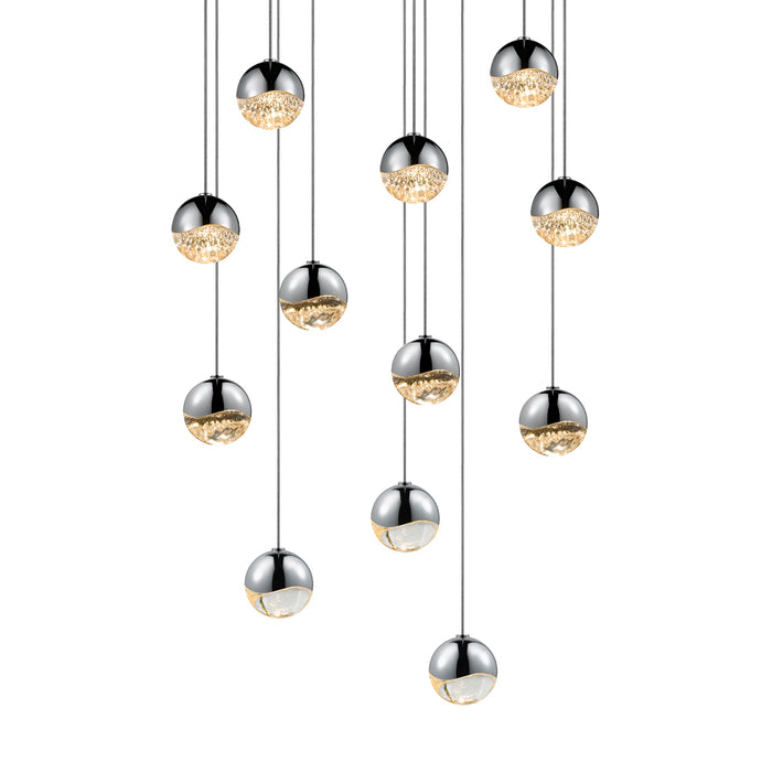 Sonneman 2917.01-SML LED Pendant, Polished Chrome