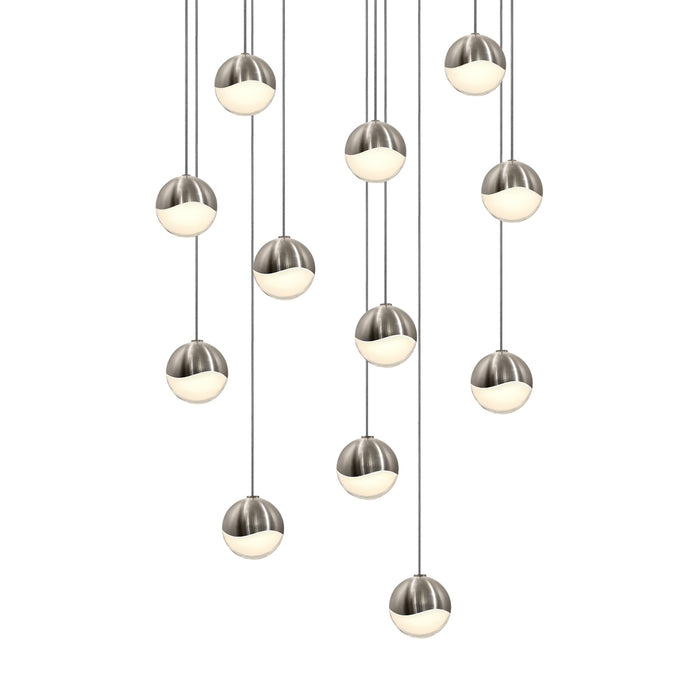 Sonneman 2917.13-SML LED Pendant, Satin Nickel