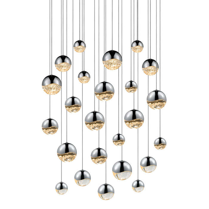 Sonneman 2918.01-AST LED Pendant, Polished Chrome