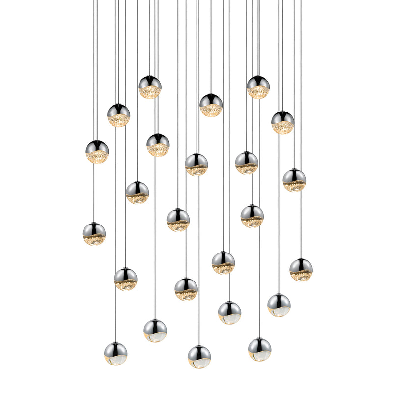 Sonneman 2918.01-SML LED Pendant, Polished Chrome