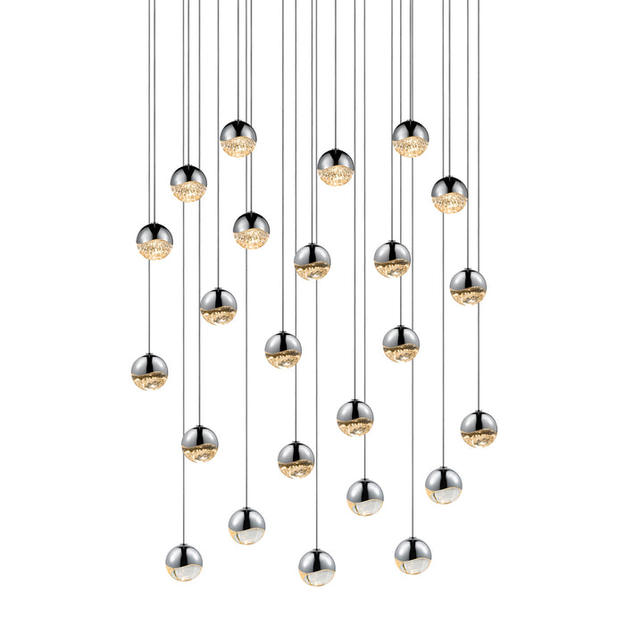 Sonneman 2918.01-SML LED Pendant, Polished Chrome