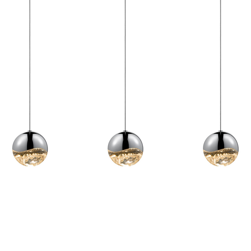 Sonneman 2920.01-LRG LED Pendant, Polished Chrome