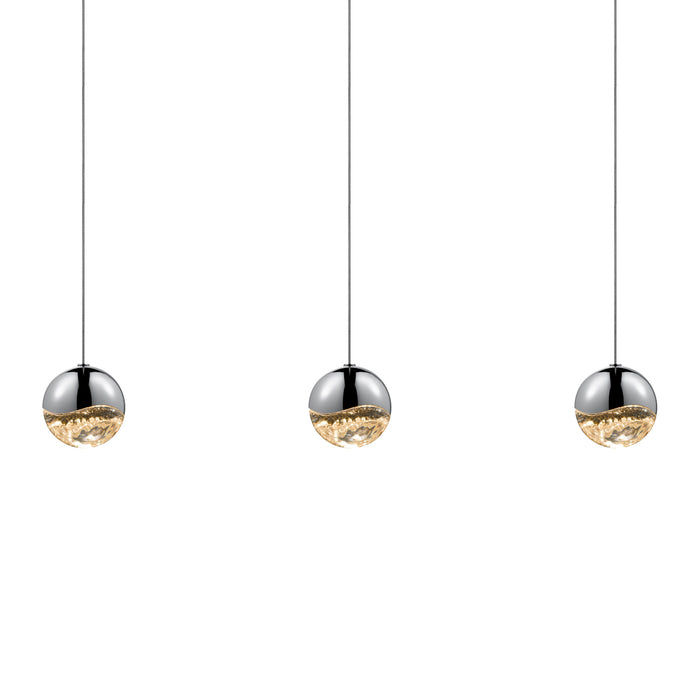 Sonneman 2920.01-MED LED Pendant, Polished Chrome