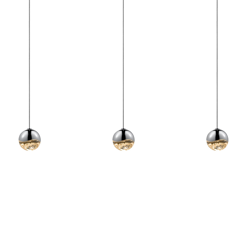 Sonneman 2920.01-SML LED Pendant, Polished Chrome