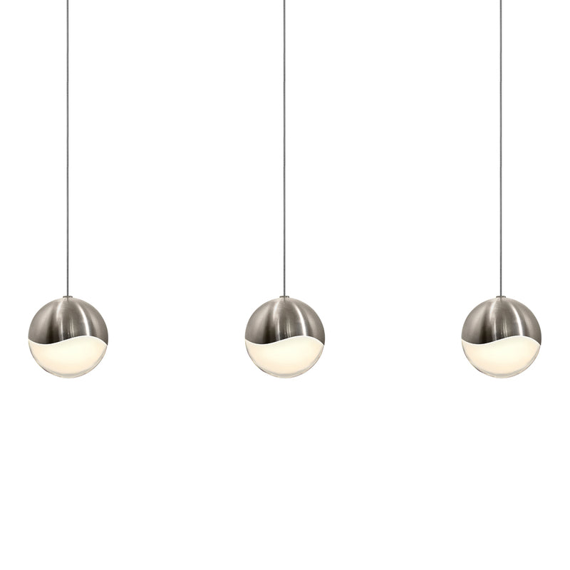 Sonneman 2920.13-LRG LED Pendant, Satin Nickel