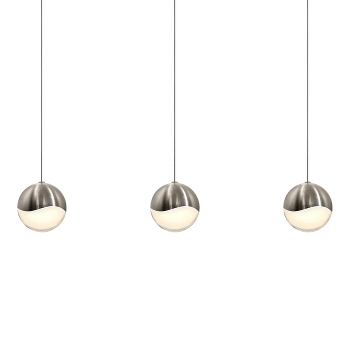 Sonneman 2920.13-LRG LED Pendant, Satin Nickel