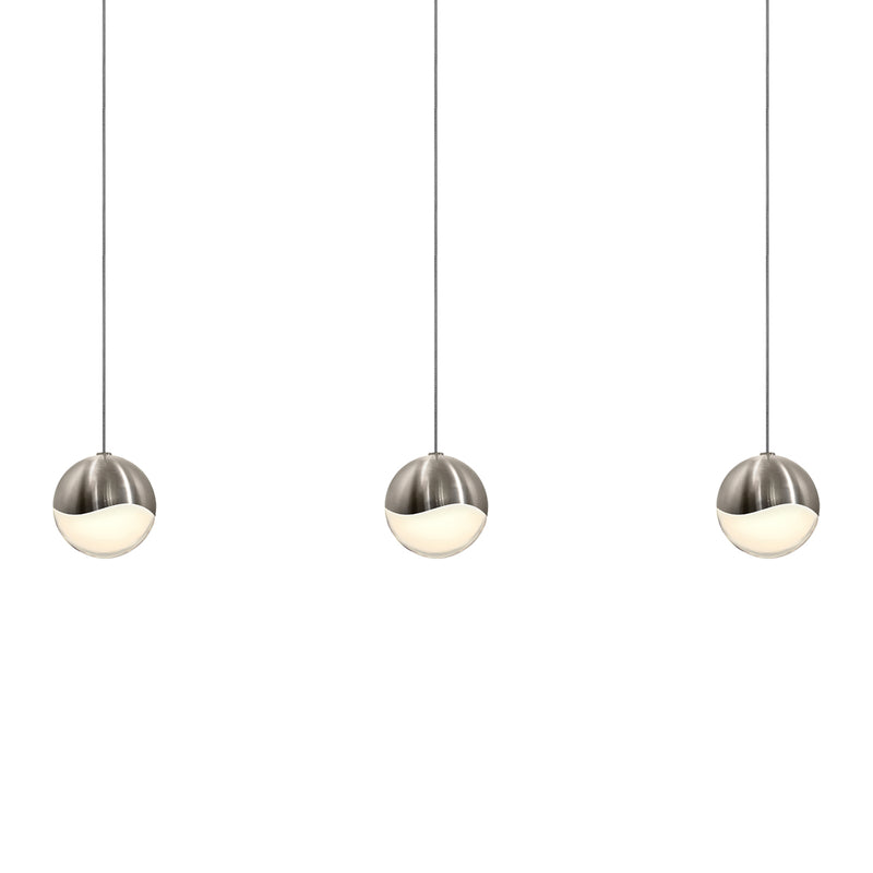 Sonneman 2920.13-MED LED Pendant, Satin Nickel