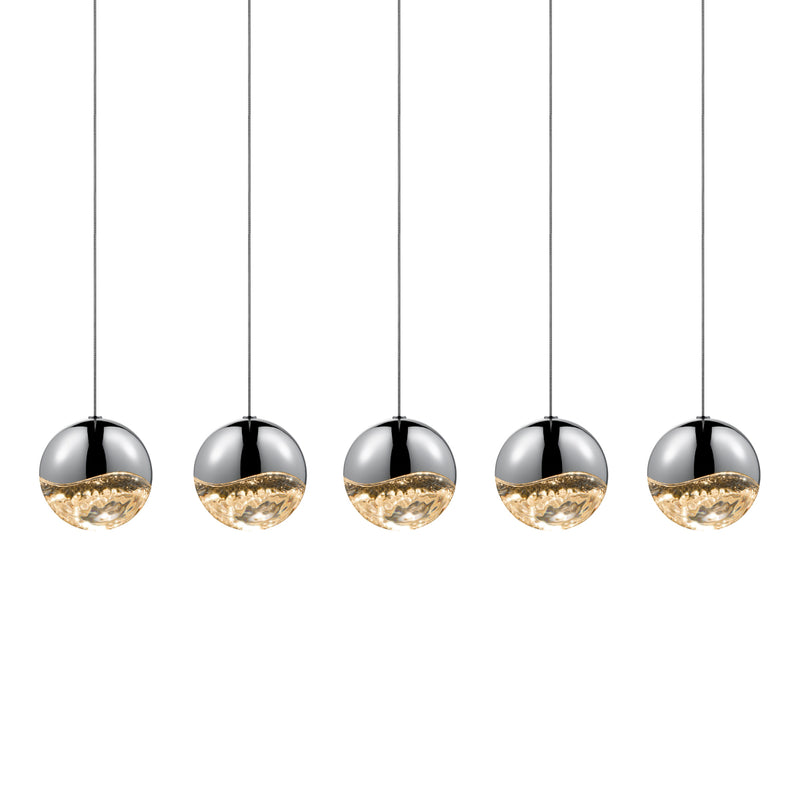 Sonneman 2921.01-LRG LED Pendant, Polished Chrome