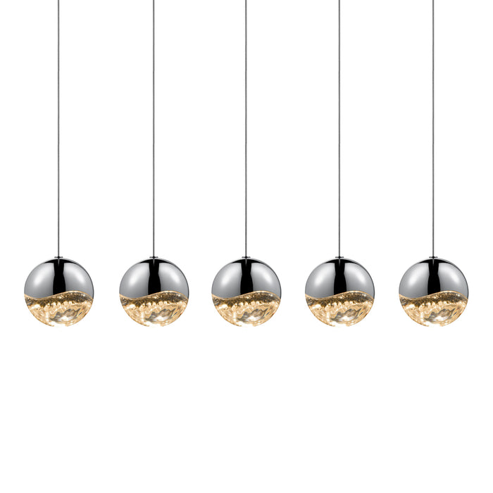 Sonneman 2921.01-LRG LED Pendant, Polished Chrome
