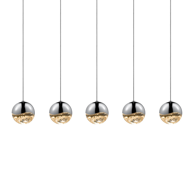 Sonneman 2921.01-MED LED Pendant, Polished Chrome