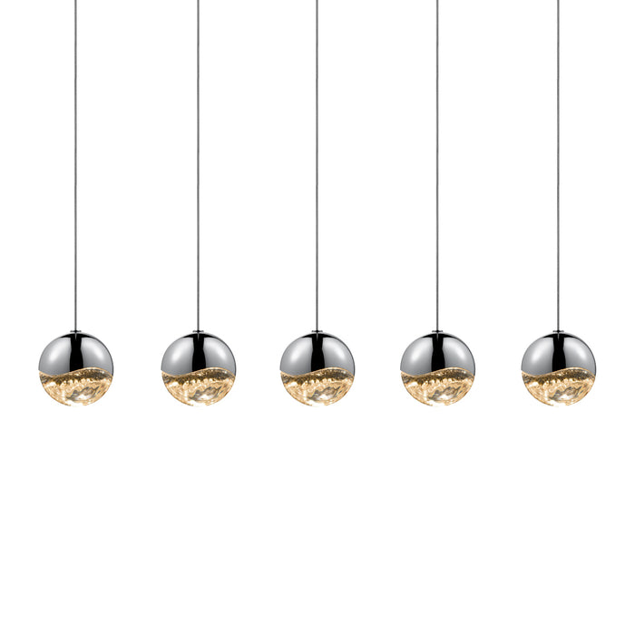 Sonneman 2921.01-MED LED Pendant, Polished Chrome